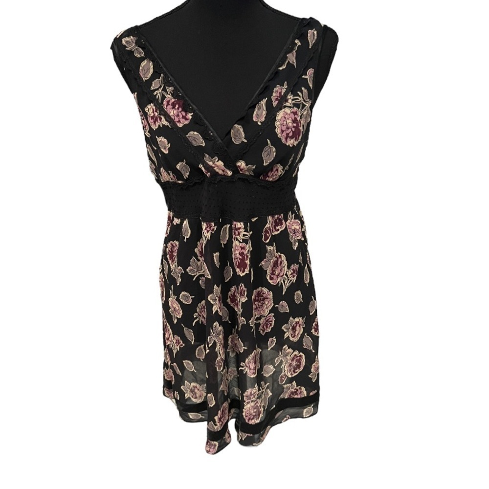 Victoria's Secret Angels Nightie Small Lace Floral Swiss Dot